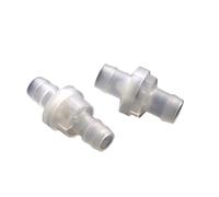 YAKUFAST Plastic Check Valve One-Way Pagoda Inline Non-Return Gas Liquid Water Fluid Stopper Diameter 3mm 4mm 6mm 8mm 10mm 12mm(6mm)