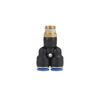 YAKUFAST Pneumatic Air Connector Fitting PC/PCF/SL/PB/PX/PL 10mm 12mm 14mm 16 Thread M5 3/4" 1 2 Way Hose Fittings Pipe Quick Connectors(PX,8MM_1/2")