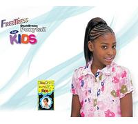 YAKY STRAIGHT 10'' - Shake N Go FreeTress Drawstring Ponytail for KIDS #4 Med. Brown by Freetress