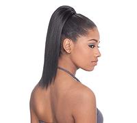 YAKY STRAIGHT 12 (1B) - FreeTress Equal Drawstring Ponytail by FREETRESS EQUAL
