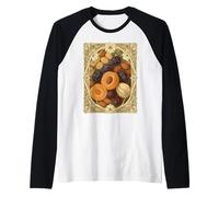 Yalda Nuts and Fruit Persian Winter Solstice Treats Raglan Baseball Tee