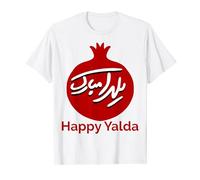 Yalda Persian Pomegranate Iran Persian Happy Yalda Mobarak T-Shirt