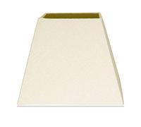 Yaldram Square 10inch Light Shade, Contemporary & Sleek Square Cream Fabric Lamp Shade for Table Lamp Wall Pendant