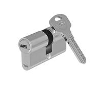 Yale 10-0552-3035-00-2201 1000 Series Cylinder-Double-30/45-Satin Euro Profile Cylinder, Satin Nickel