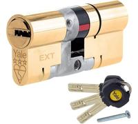 Yale 100mm Brass Euro Cylinder Lock P-YS3-5050B 50/50 (100mm) 45/10/45