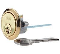 Yale Replacement Rim Cylinder P1109 – 2 Keys – Polished Brass – Visi Pack
