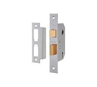 Yale 2 Lever Mortice Basic Security, Chrome Finish, 3 Inch/76 mm