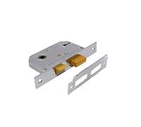 Yale 2 Lever Mortice Basic Security, Polished Chrome, 2.5 Inch/64 mm