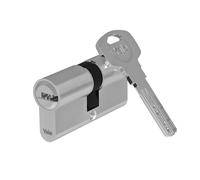 Yale 2000 Series Euro Profile Cylinder - Double - 30/30 - Satin Nickel - Blister Quantity 1