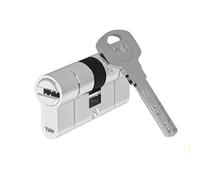 Yale 2100 Series Euro Profile Cylinder (Patented) - Double/Emergency - 30/35 - Satin Nickel - Blister Quantity 1