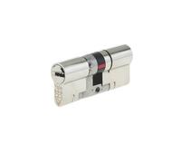Yale 3 Star Platinum Nickel-Plated Single Euro Cylinder Lock 40/40, (L)80mm