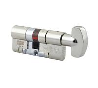 Yale 3 Star Platinum Ultra Thumbturn Cylinder 40/40 (80mm) Keyed to Differ Satin Nickel