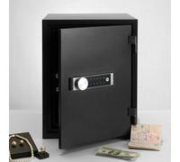 Yale 37L Extra Large Digital Fire Safe Galvanised Epoxy Sealed Steel Body, Programmable Digital Lock, Silent & Guest Functions