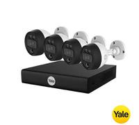 Yale 4 Camera Smart Motion Cctv Kit Ysv-4Csmd-8Ck Full Hd, 1Tb Xvr, Human & Vehicle Detection, 30M Night Vision, Pir Dual Tech