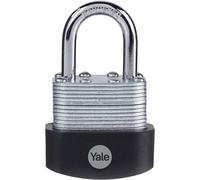 Yale 40mm Laminated Steel Padlock Heavy Duty Shed Gate Chain Security