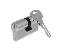 Yale 500 Plus Series Euro Profile Cylinder - Double - 40/40 - Satin Nickel - Box Quantity 1