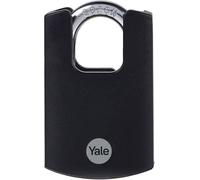 Yale 50mm Closed Shackle Padlock High Security Anti Cut Brass Lock