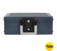 Yale 6.9L Medium Fire And Waterproof Chest Safe, Key Lock, 30 Minute Fire Protection, 72 Hour Waterproof Protection