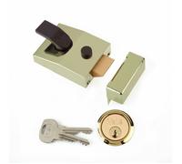Yale 60mm Deadlocking Nightlatch Polished Brass - B-89-BLX-PB-60