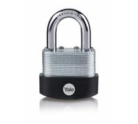 Yale 60mm Laminated Steel Padlock High Security Heavy Duty Lock