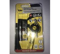 Yale 70mm Nickel Plated Brass Euro Cylinder Lock P-YS3-3535N 35/35 (70mm)