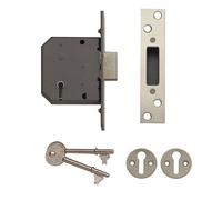 Yale 76mm Polished Metal 5 Lever Deadlock