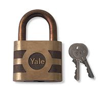 YALE 850 & 870 Open Shackle Bronze Padlock - 64mm KD Boxed