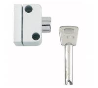 Yale 8K102 Push Button Window Lock White Finish Visi