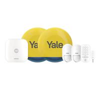Yale AL-PK1-1A-UK Alarm Premium Kit - 9 piece White Smart Home Security Camera