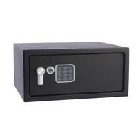 Yale Alarmed Electronic Laptop Safe - Standard Protection, Built-in 130dB Alarm, PIN Keypad + Override Key, Anti-bump Solenoid, Auto Lockdown, Carpeted Interior, Fixings Included - 24L - YLC/200/DB2