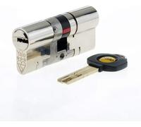 Yale Anti-Snap 3 Star Euro Double Cylinder, High Security, Nickel Finish, 35.45 (80 mm)