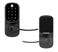 Yale Assure Lever - Keypad Lever Lock (for Doors with no deadbolt) - Keyless Entry with pin Code Unlocking and one-Touch or Auto-Locking - Black Suede