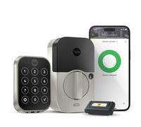 Yale Assure Lock 2 Deadbolt Satin Nickel Smart Keyless Entry Door Lock with Wi-Fi Connected Keypad for Code Entry and Remote Access YRD450-WF1-619
