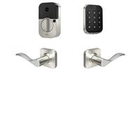Yale Assure Lock 2 Key-Free Keypad with Bluetooth and Norwood Lever in Satin Nickel
