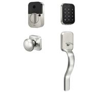 Yale Assure Lock 2 Key-Free Keypad with Bluetooth and Ridgefield Handle in Satin Nickel