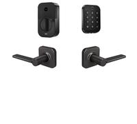 Yale Assure Lock 2 Key-Free Keypad with Bluetooth and Valdosta Lever in Black Suede