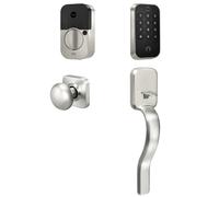 Yale Assure Lock 2 Keypad with Bluetooth and Ridgefield Handle in Satin Nickel