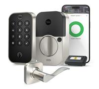 Yale Assure Lock 2 Keypad with Wi-Fi and Norwood Lever in Satin Nickel