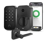 Yale Assure Lock 2 Keypad with Wi-Fi and Valdosta Lever in Black Suede