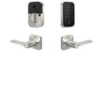 Yale Assure Lock 2 Keypad with Wi-Fi and Valdosta Lever in Satin Nickel