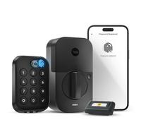 Yale Assure Lock 2 Touch Deadbolt Black Key-Free Fingerprint Smart Door Lock with Wi-Fi Connected Touchscreen Keypad and Fingerprint Scanner for Cod