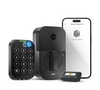 Yale Assure Lock 2 Touch Deadbolt Black Suede Smart Keyless Entry Door Lock with Wi-Fi Connected Touch Keypad and Fingerprint Scanner YRD450-F-WF1-B