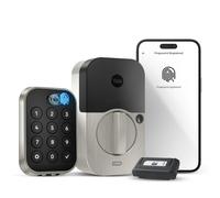 Yale Assure Lock 2 Touch Deadbolt Satin Nickel Key-Free Smart Entry Door Lock with Z-Wave (ZW3) Connected Touchscreen Keypad for Code Entry and Remote