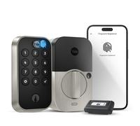 Yale Assure Lock 2 Touch Deadbolt Satin Nickel Smart Entry Door Lock with Z-Wave (ZW3) Connected Touch Keypad and Fingerprint Scanner with Back-up Ke