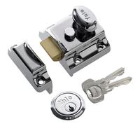Yale B-706-CH-CH-40 706 Traditional Nightlatch, Bright Nickel
