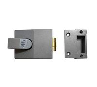 Yale B-81-DMG Rollerbolt Nightlatch Case Only, 60 mm Backset, Dark Metallic Finish, Tradepack of 20