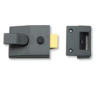 Yale B-89-DMG-60- Deadlocking Nightlatch Less Cylinders - 60mm - Dark Metallic Finish - High Security