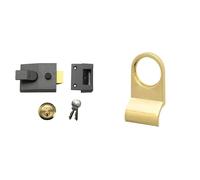 Yale B-89-DMG-PB-60 Deadlocking Nightlatch, 60 mm