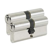 Yale B-ED3545KA-SNP - Euro Cylinder Lock - Keyed Alike - 35/45 (90mm) / 35:10:45 - Nickel Finish - Standard Security - 2 Cylinders - Polybag