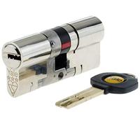 Yale B-YS3-3535N Anti-Snap 3 Star Euro Double Cylinder, High Security, 35:35 (70mm), Nickel Finish